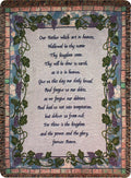 Manual Inspirational Collection 50 x 60-Inch Tapestry Throw with Verse, The Lords Prayer