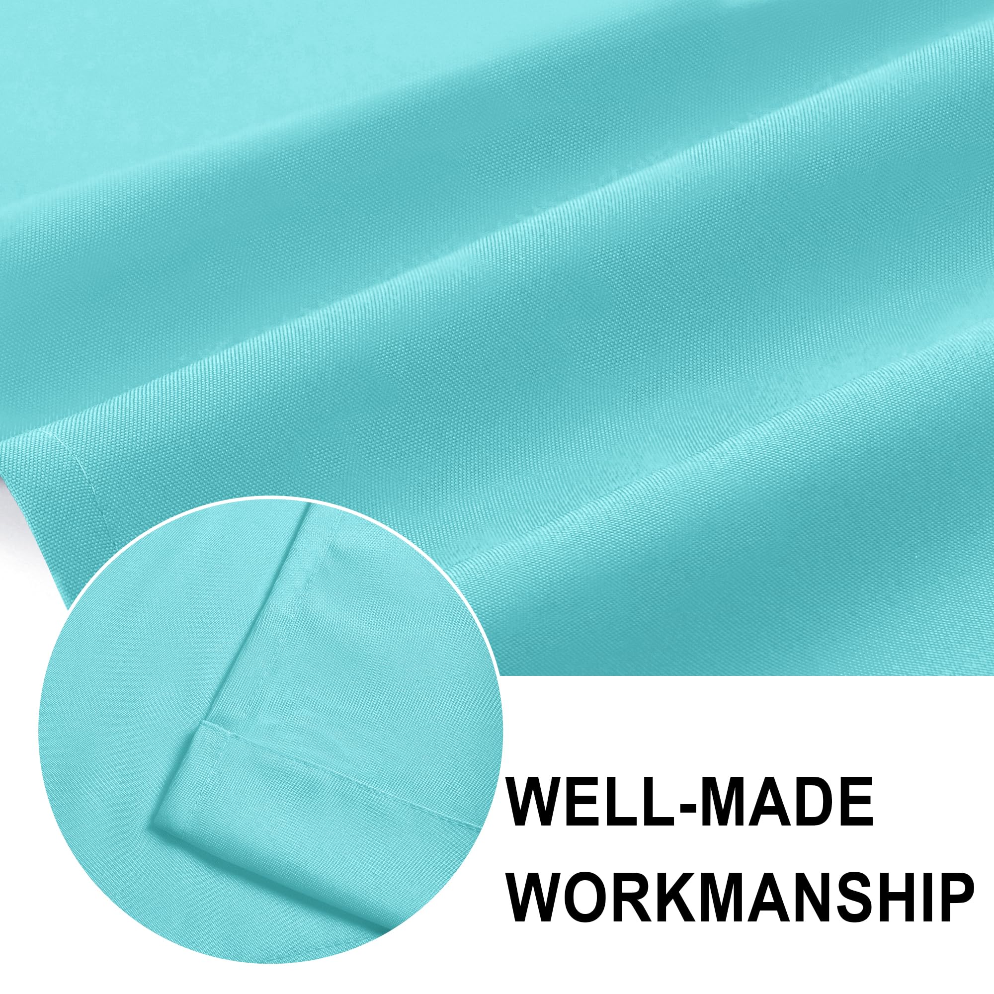 Dwcn Valance Curtains For Living Room, Kitchen Valance Solid Short Topper, Rod Pocket Basement Curtain For Window Treatment, 1 P