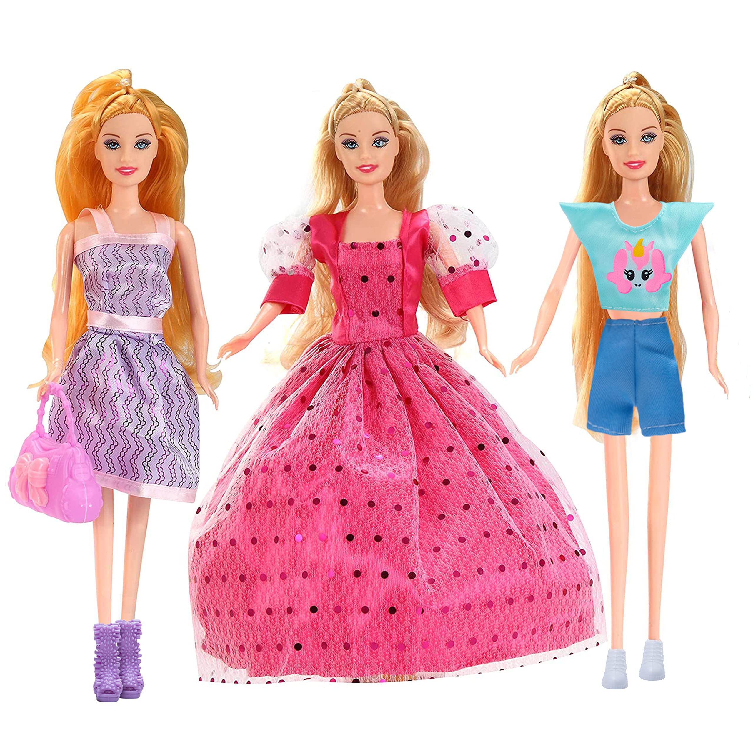 Joyin 2023 Girls Advent Calendar With Doll Accessories Toys Girls Christmas 24 Days Countdown Calendar Toys With Doll Dress Up C