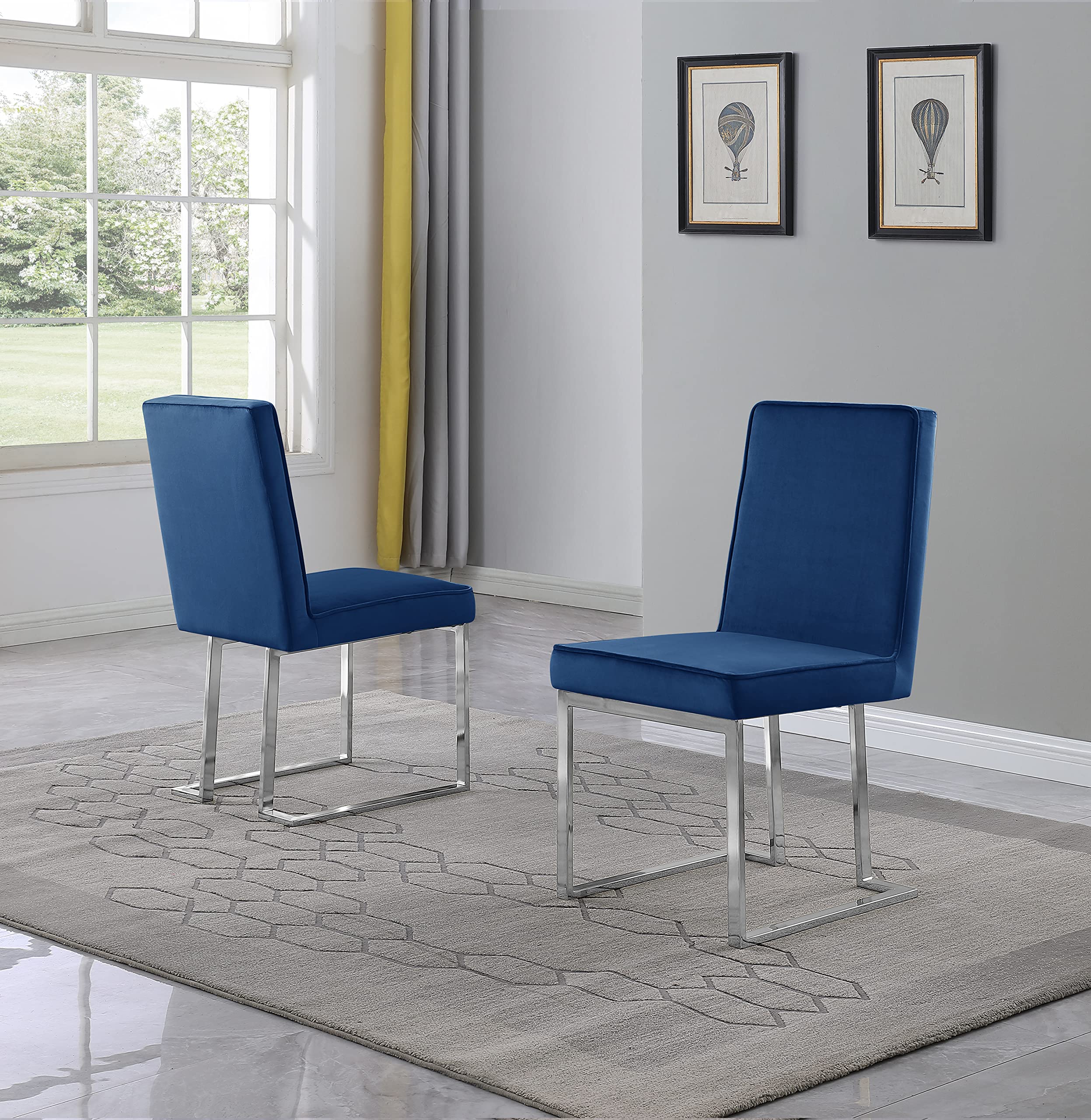 Furniture Side Chairs, Navy Blue