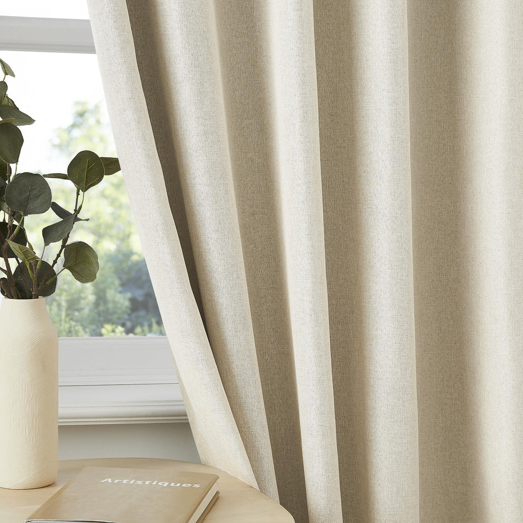 Dualife Blackout Thermal Curtains 63 Length 2 Panels Set For Bedroom, Pinch Pleated Windows Drapes With Hooks For Track Polyeste