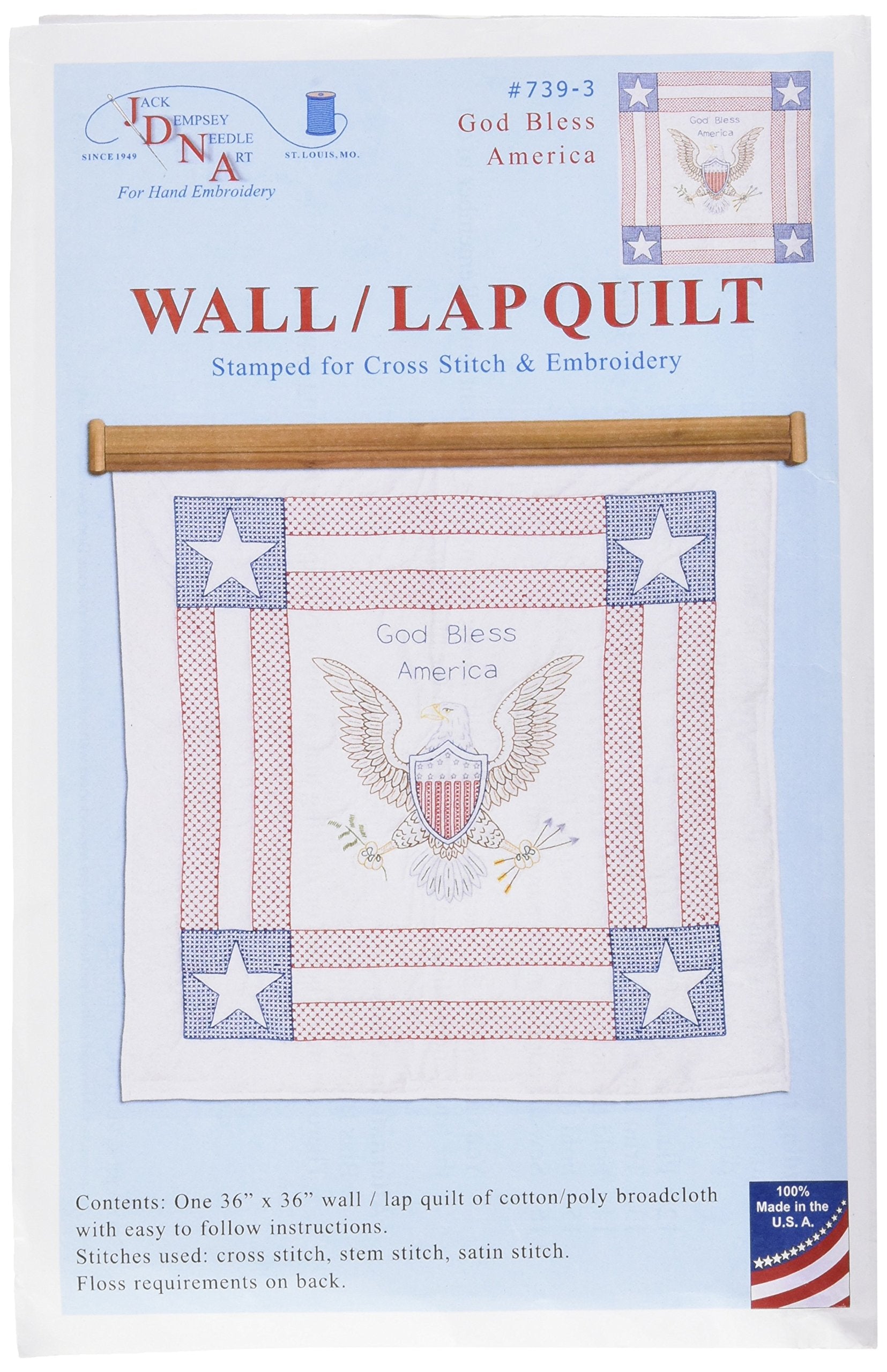 God Bless America Wall Quilt