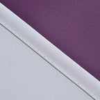 Cosviya Rod Pocket Ombre Room Darkening Curtains 84 Inch Length 2 Panels, Purple And Grayish White Gradient Drapes Light Blockin