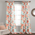 Lush Decor Pair Poppy Garden Sheer Window Curtain Panels Multi 52X84 Set, 84' Long X 52' Wide