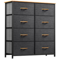YITAHOME Dresser with 8 Drawers - Fabric Storage Tower, Organizer Unit for Bedroom, Living Room, Hallway, Closets - Sturdy Steel