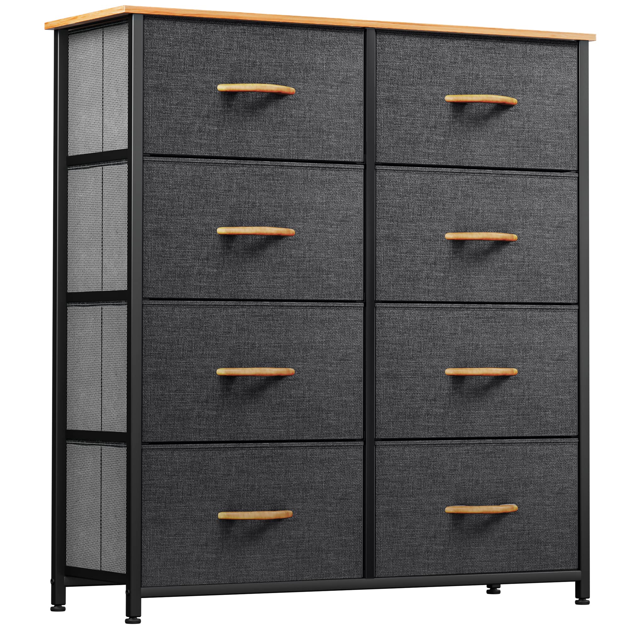 YITAHOME Dresser with 8 Drawers - Fabric Storage Tower, Organizer Unit for Bedroom, Living Room, Hallway, Closets - Sturdy Steel