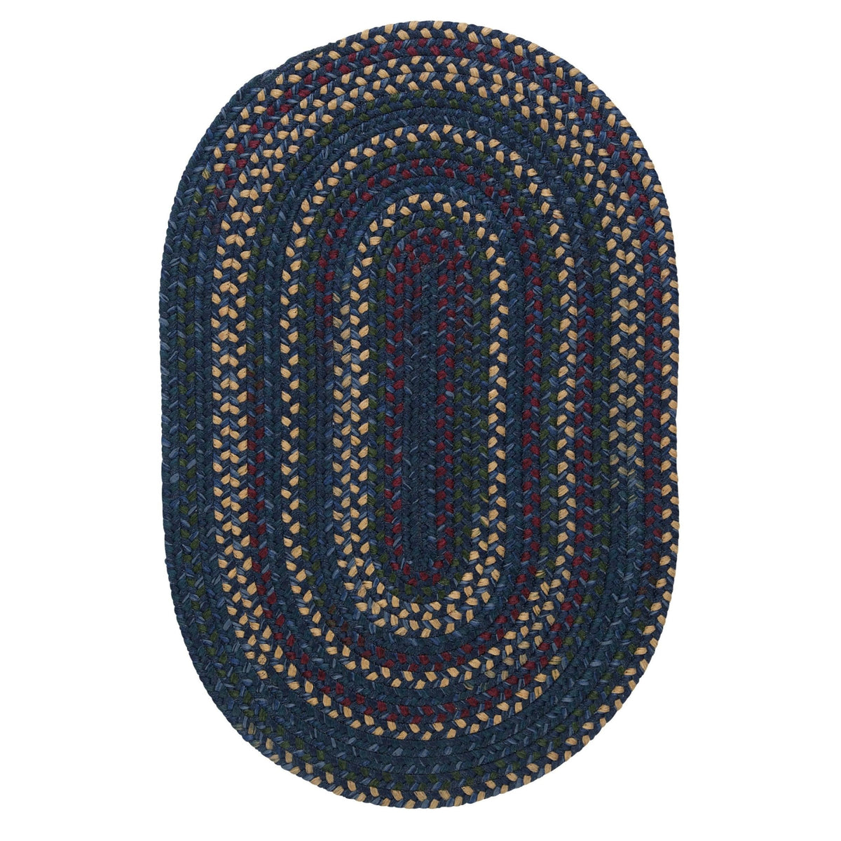 Midnight Round Rug, 12-Feet, Indigo