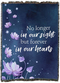 Pure Country Weavers No Longer In Our Sight But Forever In Our Hearts Blanket Flowers Xl - Sympathy Bereavement Gift Tapestry Th