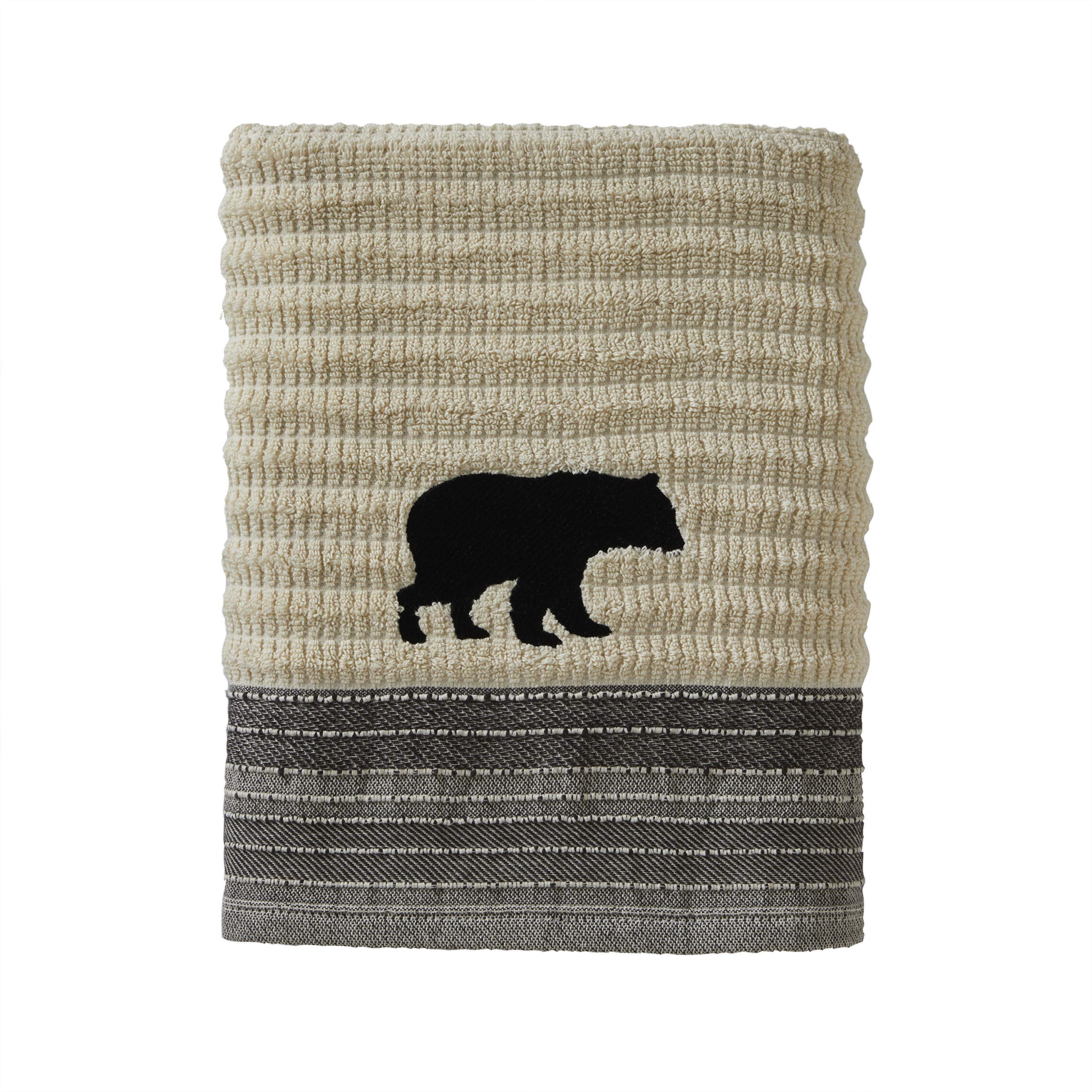 SKL Home Yellowstone Aspen Lodge Bath Towel, Wheat 50.00 x 27.00