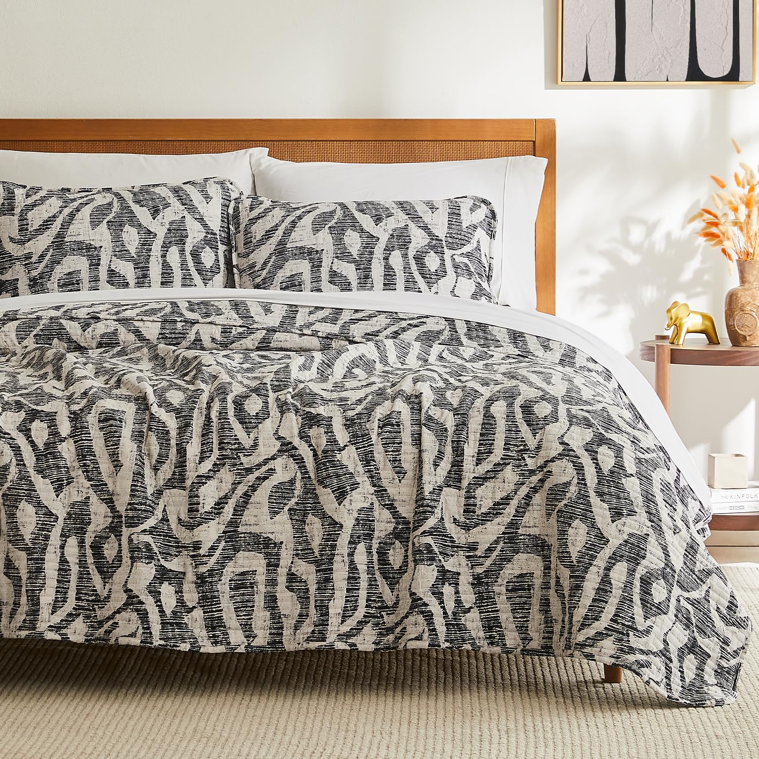 Southshore Fine Living, Inc. Khari Oversized Twin Quilt Bedding Set, Twin/Twin Xl Quilt Coverlet With Matching Pillow Sham, Indi