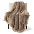 Bedsure Faux Fur Twin Blanket Taupe - Fuzzy, Fluffy, And Shaggy Faux Fur, Soft And Thick Sherpa, Cozy Warm Decorative Gift, Twin