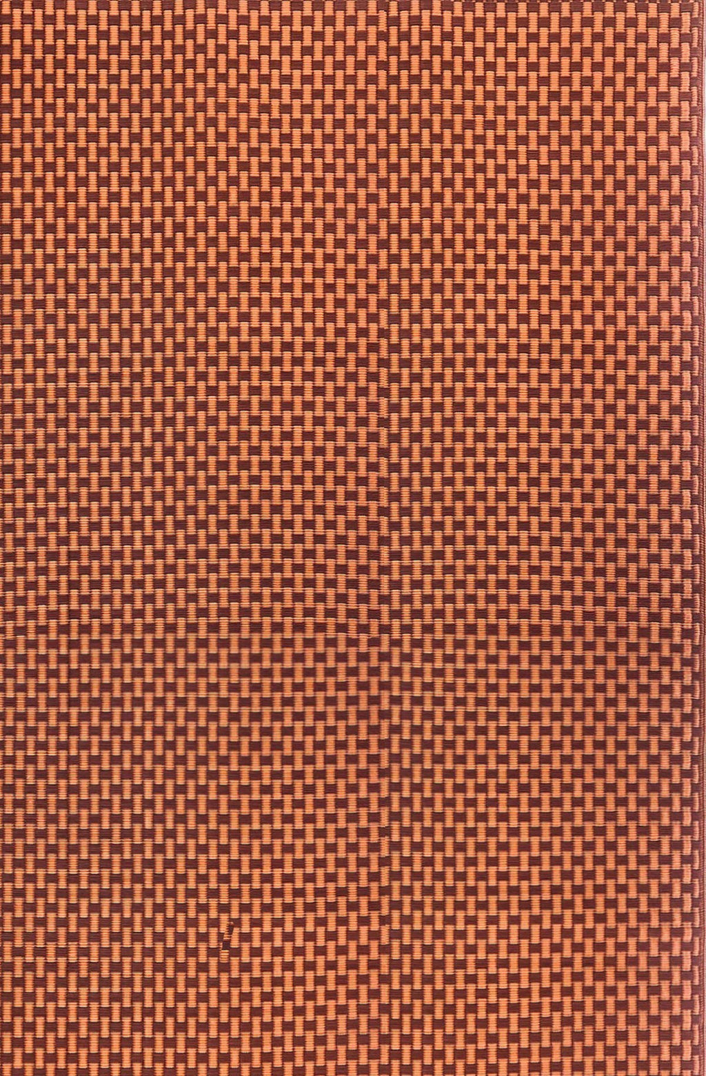 Mad Mats Geometric Outdoor Rug, Reversible Plastic Mat (6' X 9', Basket Weave - Brown Oxide)