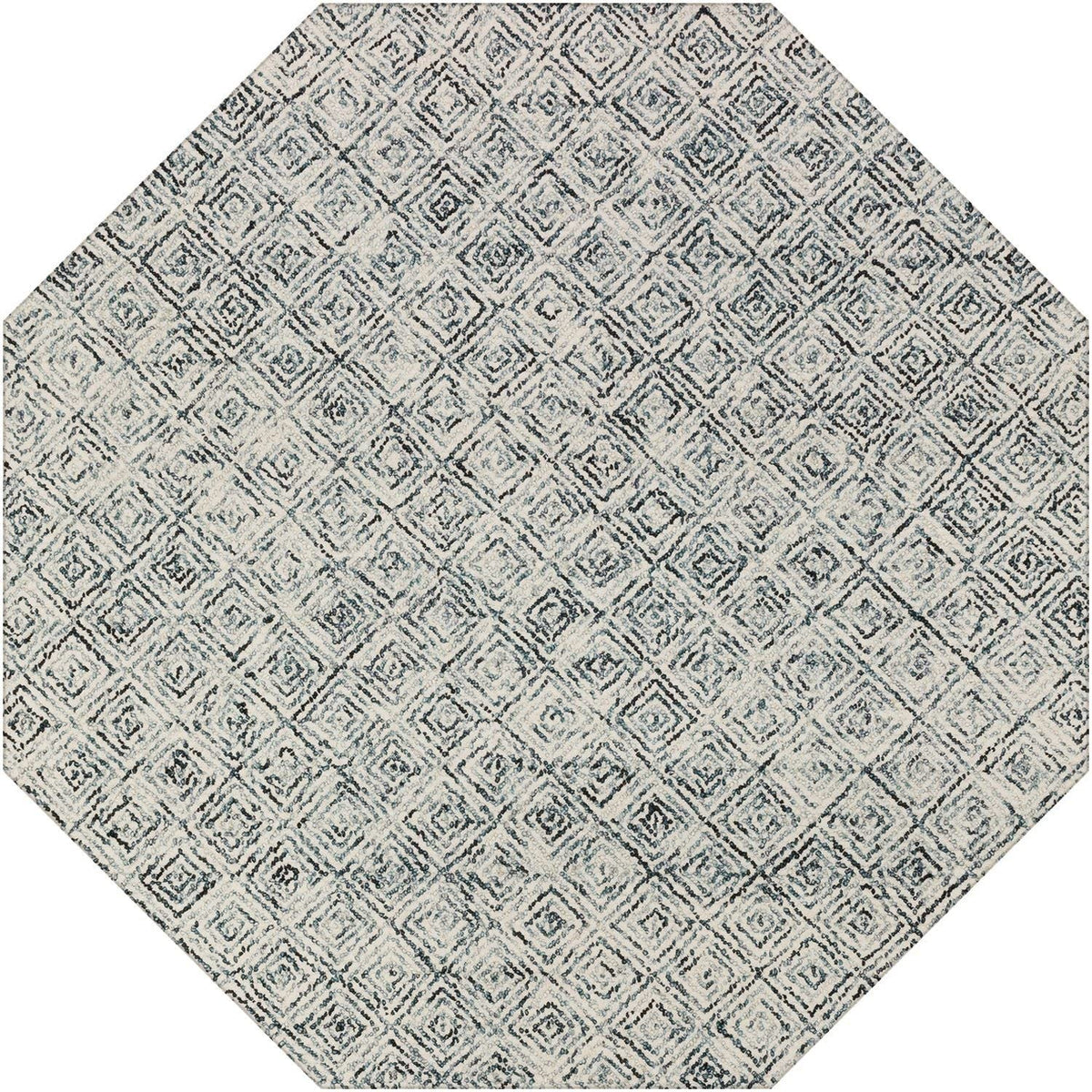 Zoe Zz1 Grey Bohemian Rug Octagon 8' X 8'