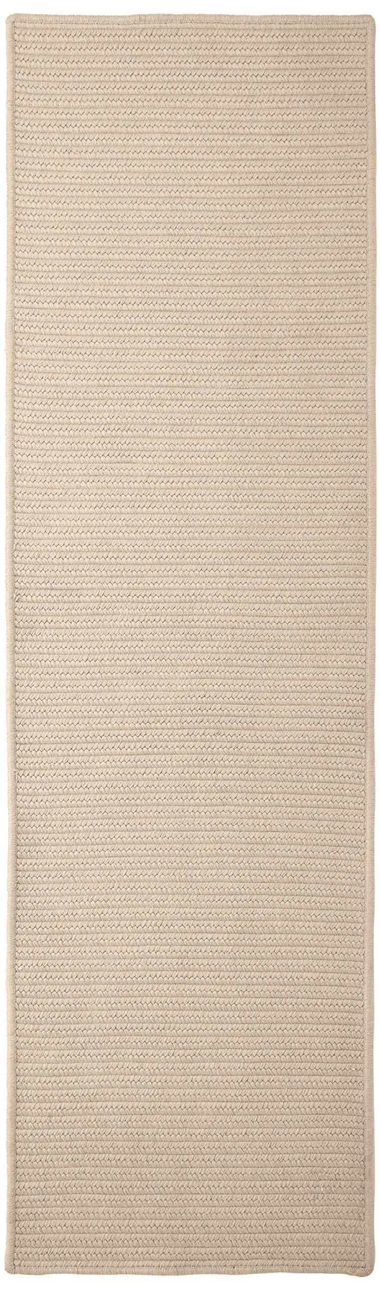 Colonial Mills Sunbrella Solid Area Rug 2X9 Ash