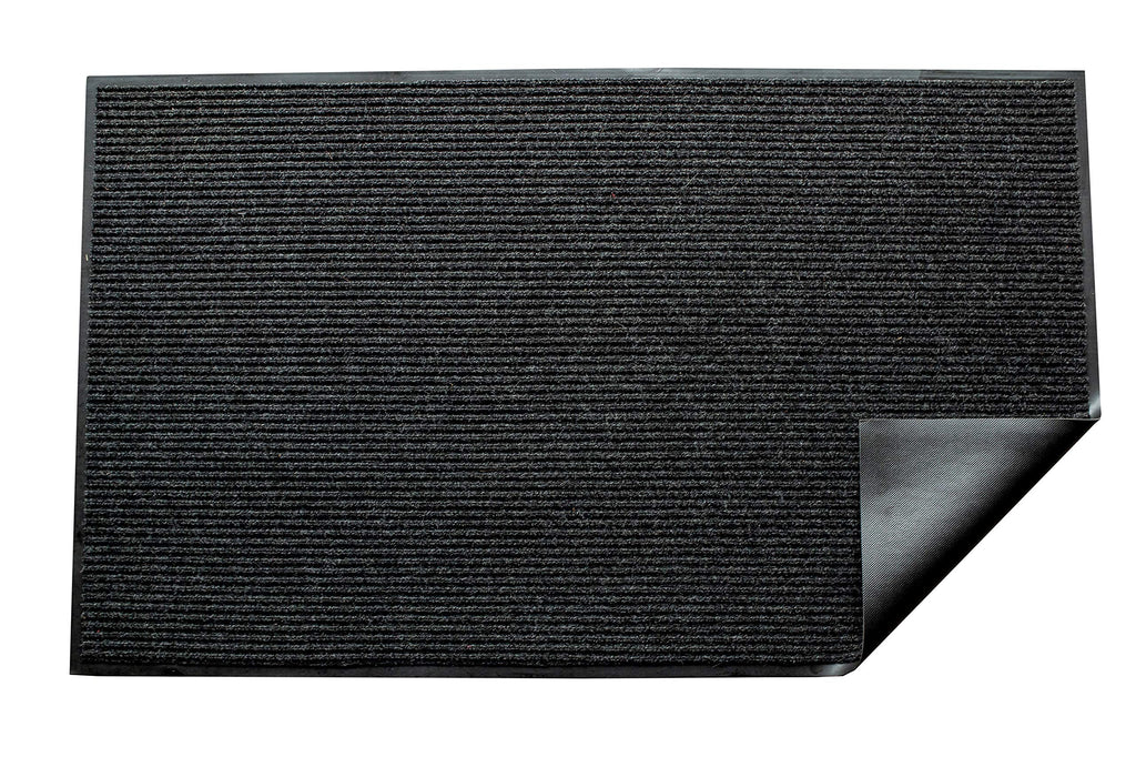Unimat 3X5 (36'X60') Dual Ribbed Outdoor-Indoor Doormat With Waterproof Charcoal Rubber Backing - Stylish Welcome Mat, Perfect