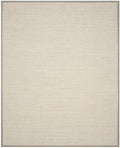 SAFAVIEH Natural Fiber Collection Area Rug - 8 x 10, Marble & Khaki, Border Sisal Design, Easy Care, Ideal for High Traffic Ar