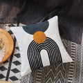 Boho Stylish Accent Throw Pillow Covers 18X18 Tribe Modern Round Arched Geometric Decorative Abstract Pillowcase For Bed Couch L
