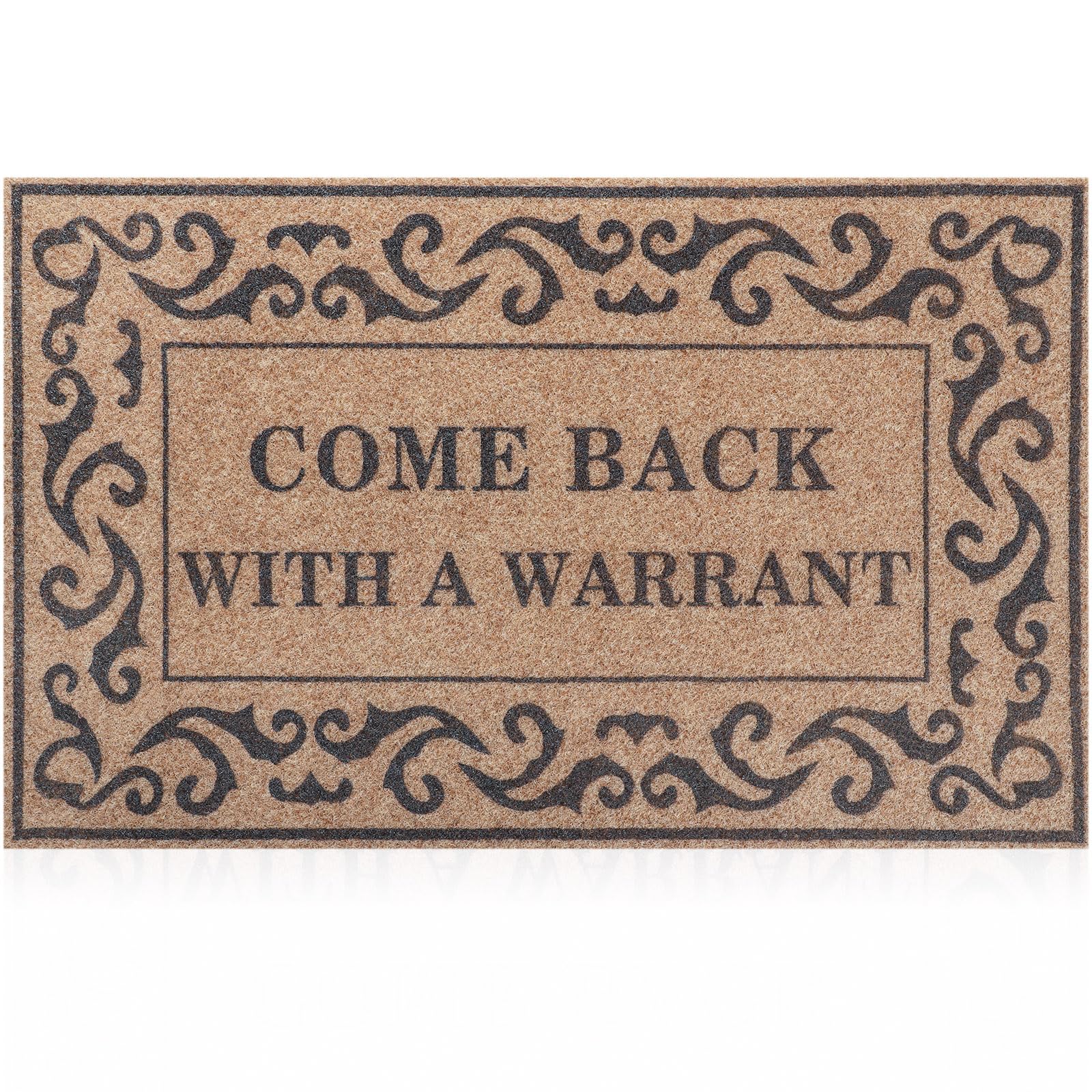 Door Mat Funny Durable Front Door Mat For Home Entrance Kitchen And Garden Entryway Indoor Outdoor Welcome Mat Non Slip Rubber B