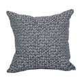 Blazing Needles Square Polyester Jacquard Throw Pillow, 17", Banyan Timber