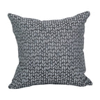 Blazing Needles Square Polyester Jacquard Throw Pillows, 17", Banyan Timber 2 Count