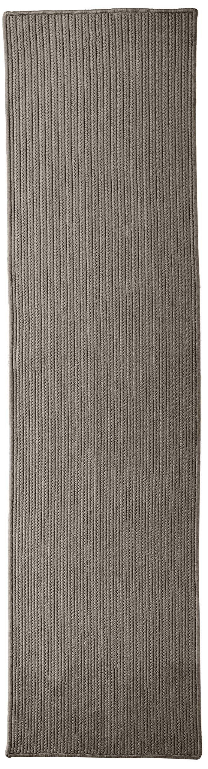 Colonial Mills All-Purpose Mudroom Braided Rug, 2'6 X 12' , Harbor Grey