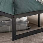 Zinus Abel Metal Platform Bed Frame, Mattress Foundation With Steel Slat Support, No Box Spring Needed, Easy Assembly, Queen