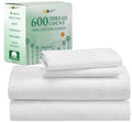 California Design Den 4 Piece California King Sheet Set - 100% Cotton, 600 Thread Count Deep Pocket, Luxury Soft Sateen Cal King