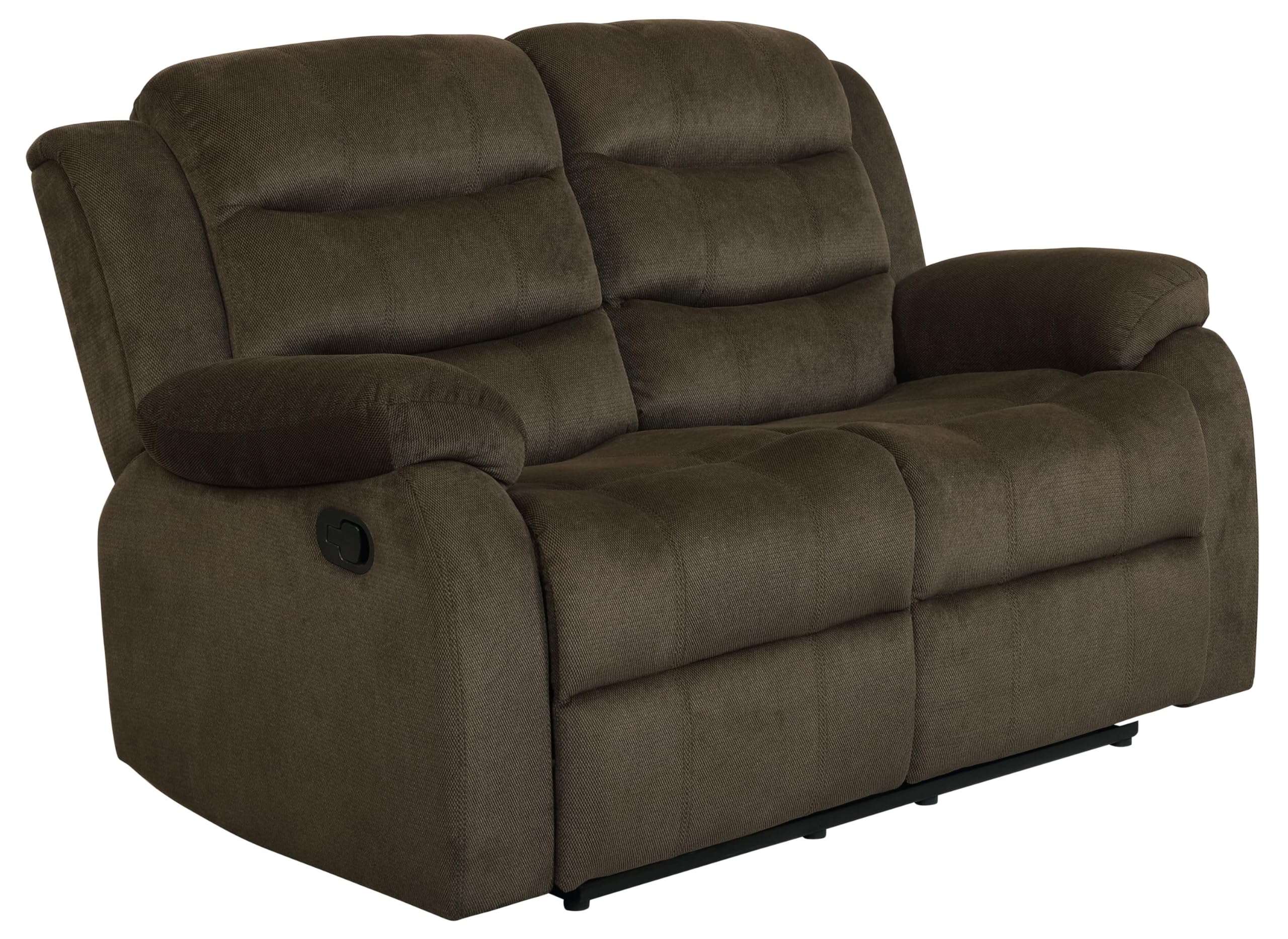 Coaster Rodman 3-Piece Motion Sofa Set, Olive Brown