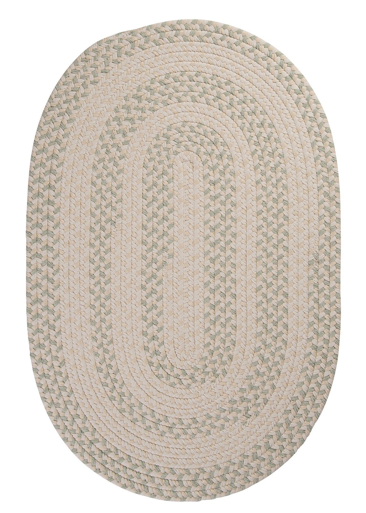 Elmwood Oval Area Rug, 2 By 6-Feet, Tarragon