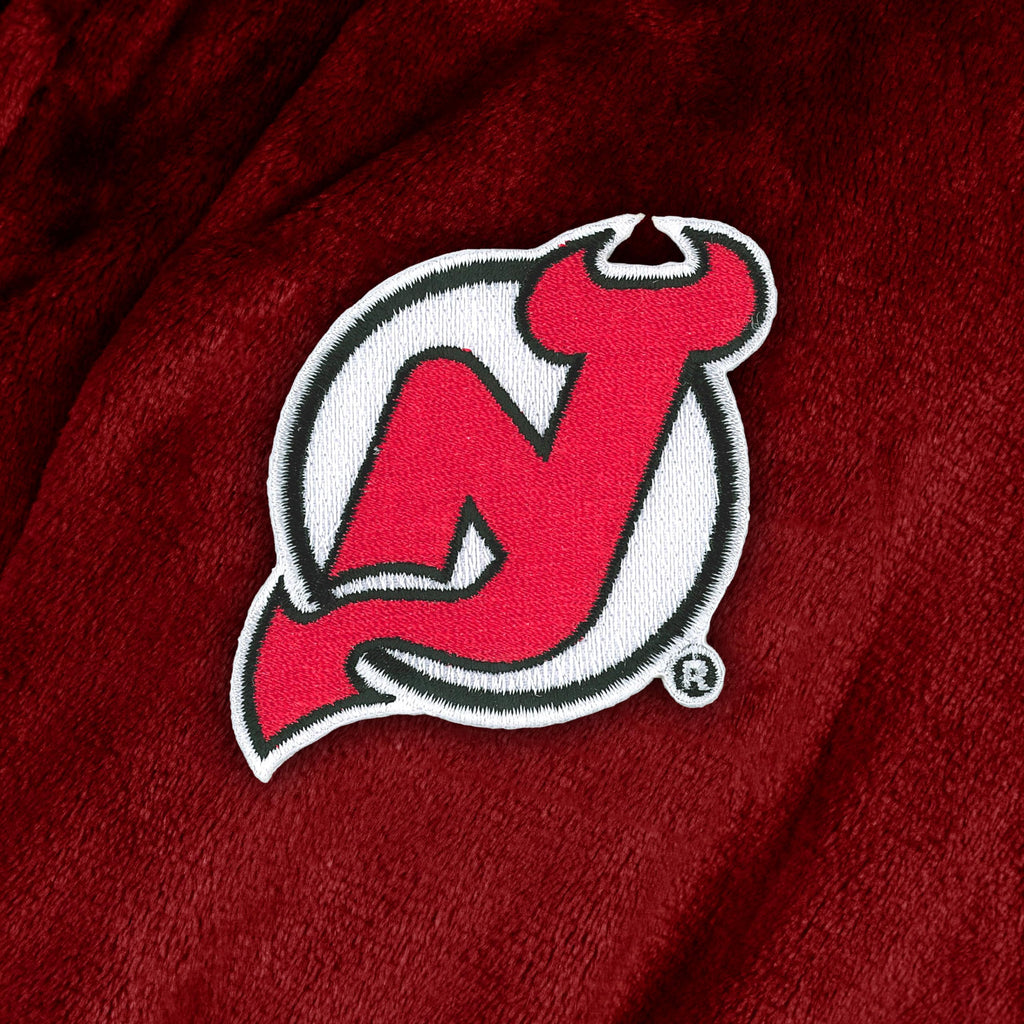 Northwest Nhl New Jersey Devils Unisex-Adult Silk Touch Bath Robe, Large/X-Large, Team Colors