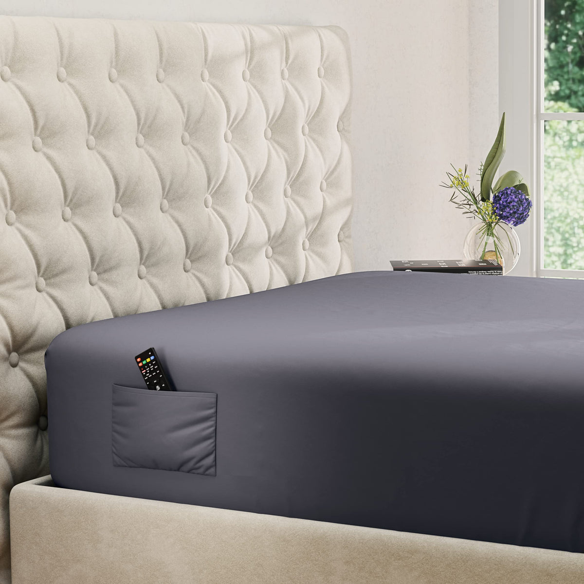 Dreamcare Cal King Fitted Sheet Only - Deep Pocket Fitted Sheet - Fits Up To 15 Inch Mattress - Deep Pocket Cal King Sheets -Hot