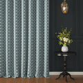 Story@Home Cotton LightFiltering Curtains 8 Feet Set Of 2,Bohemian Curtain,Abstract Printed,Light Filtering Semi Long Door Curt