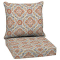 Arden Selections Outdoor Deep Seat Set, 24 X 24, Rain-Proof, Fade Resistant, Deep Seat Bottom And Back Cushion 24 X 24, Global V