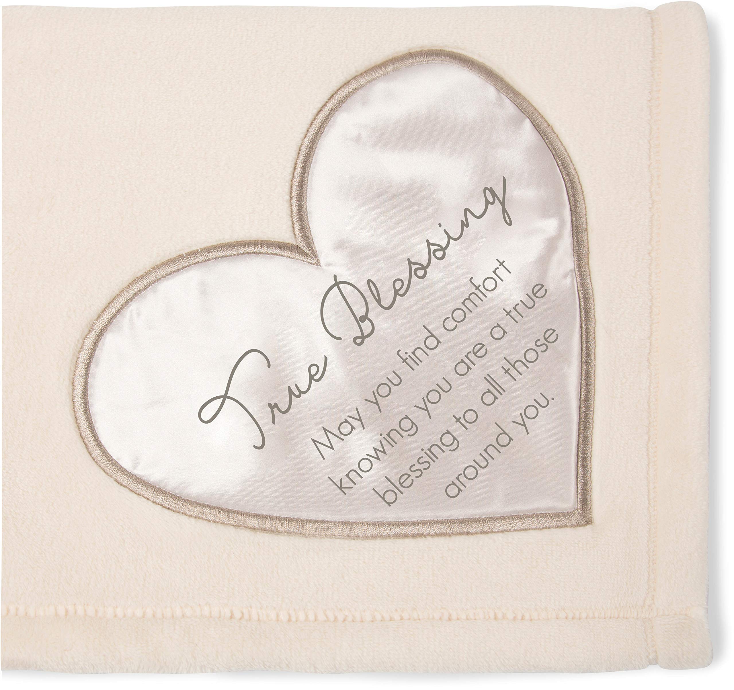 Pavilion Gift Company Blessing Blanket, Cream