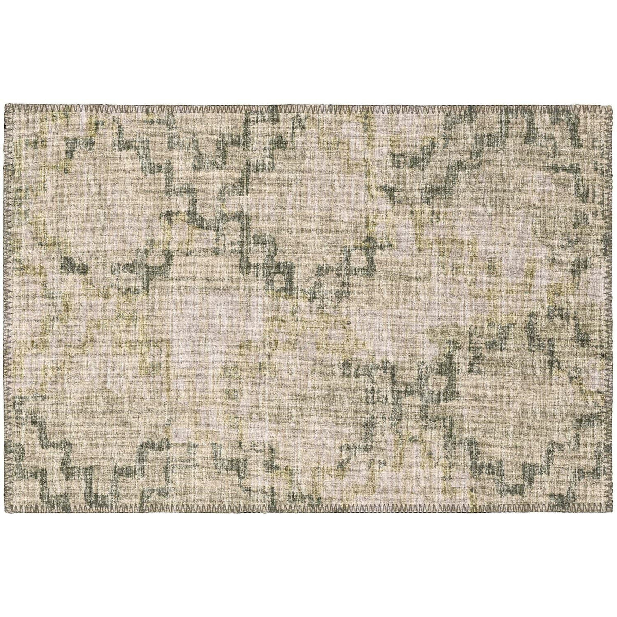 Sedona Sn15 Green Transitional Rug Rectangle 9' X 12'