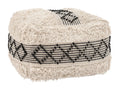 Zuo Pisco Ottoman Beige & Black