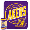 Northwest NBA Los Angeles Lakers Fleece Throw Blanket, 50 x 60, Campaign