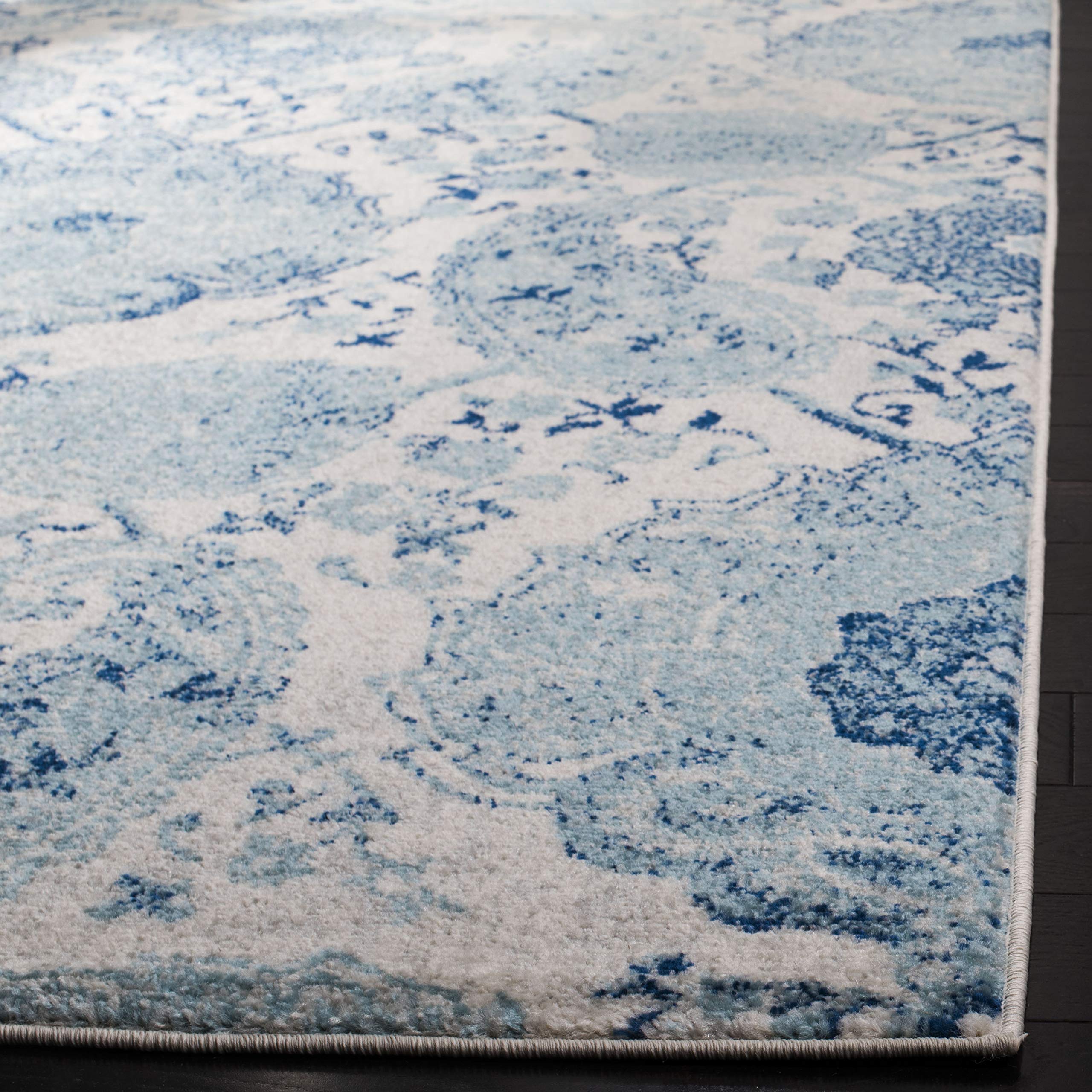 Safavieh Madison Collection 11' X 15' Creamturquoise Mad600E Boho Chic Glam Paisley Non-Shedding Living Room Dining Bedroom Area