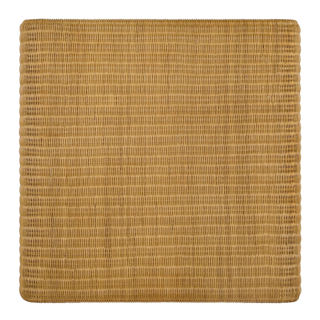 Coaster Home Furnishings Juanita Square Rattan Coffee Table Natural