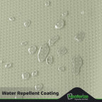 Neaterize Shower Curtain Sage Green - Hotel Style Sage Green Shower Curtains For Bathroom With Waffle Design, 72X78 Inches - Fab