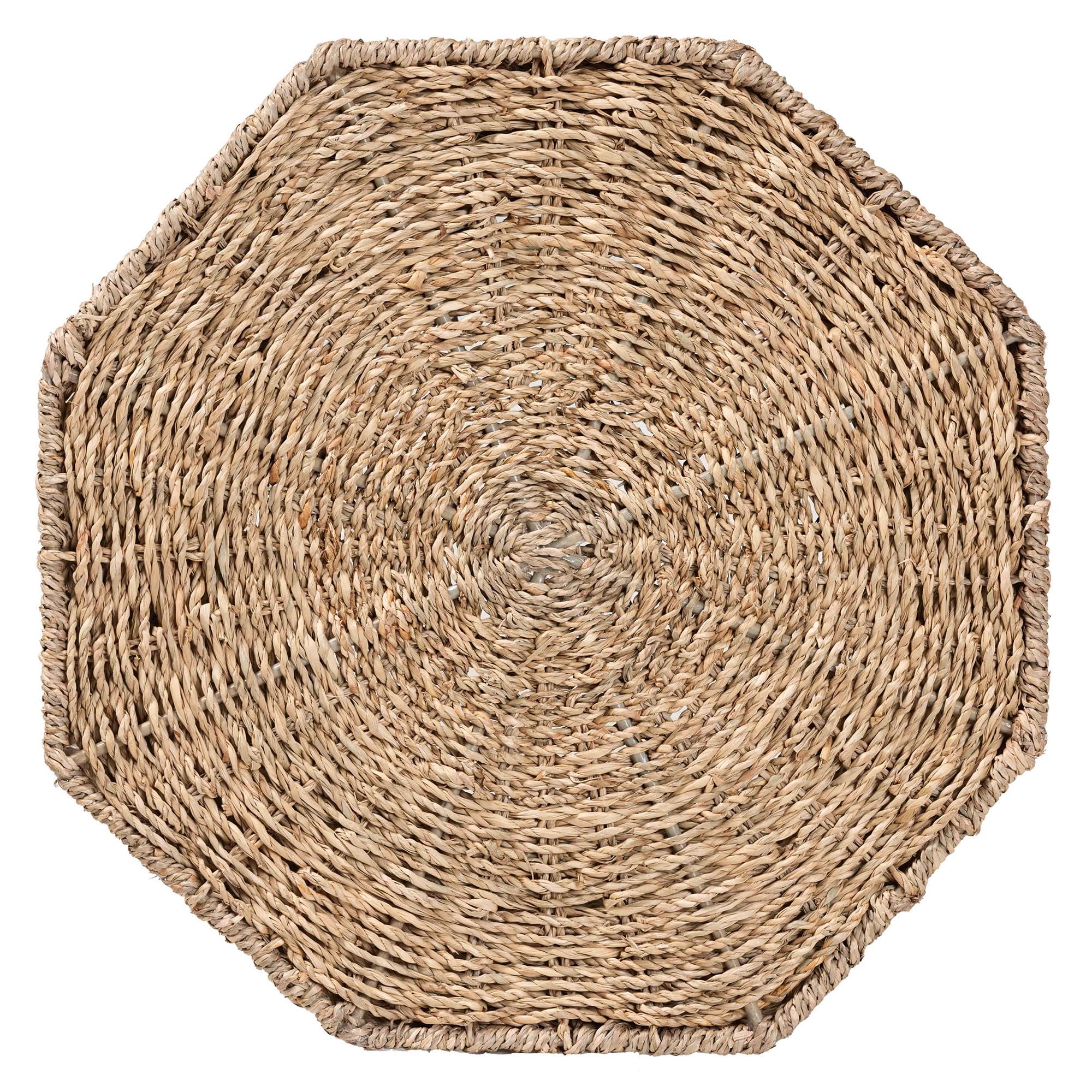 bali & pari Idoya Natural Seagrass End Table, One Size