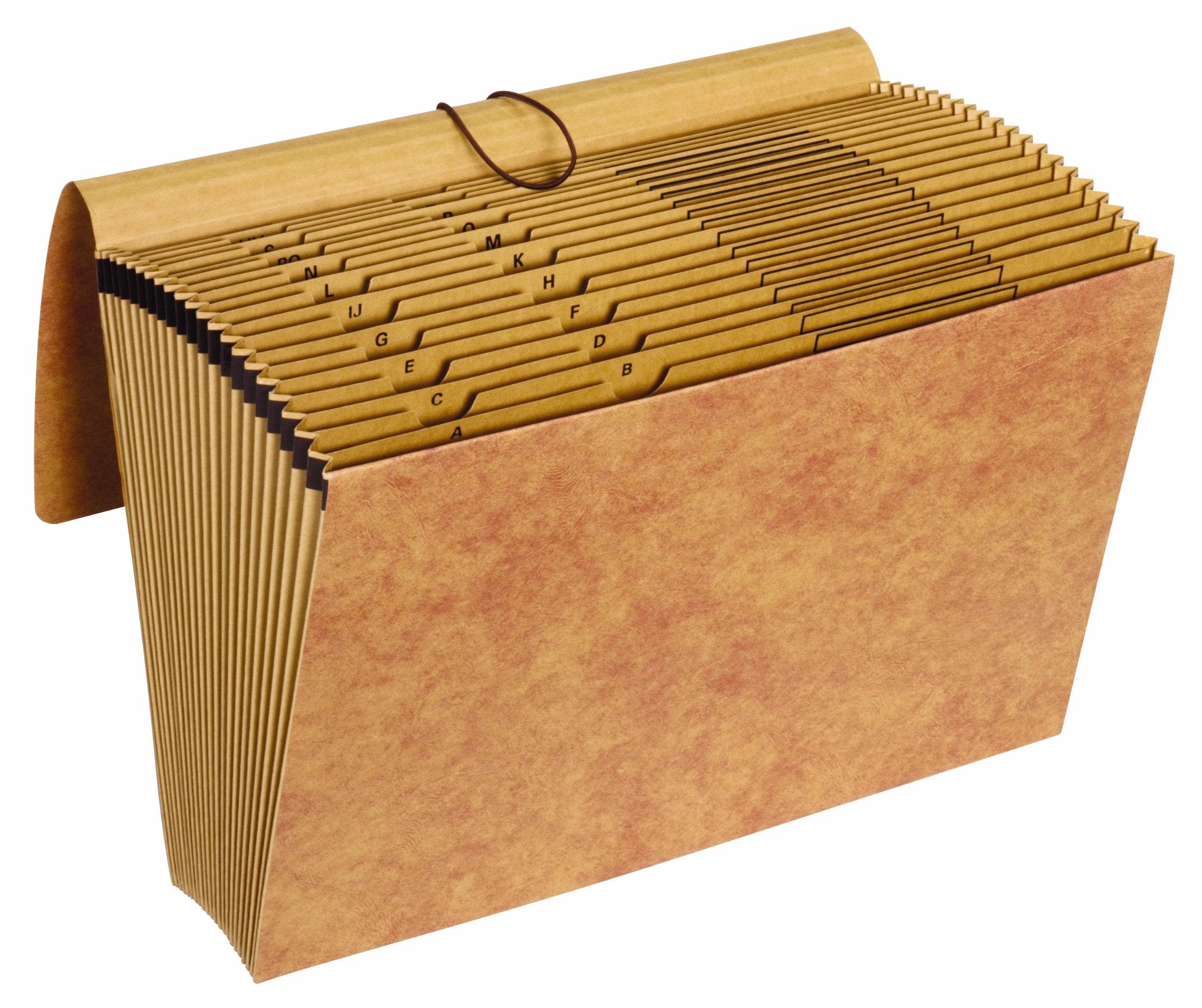 Globe-Weis Globe Weis Pendaflex Kraft Expanding File With Flap And Elastic Closure, 21 Pockets, A-Z Index, Legal Size, (1819Ae),