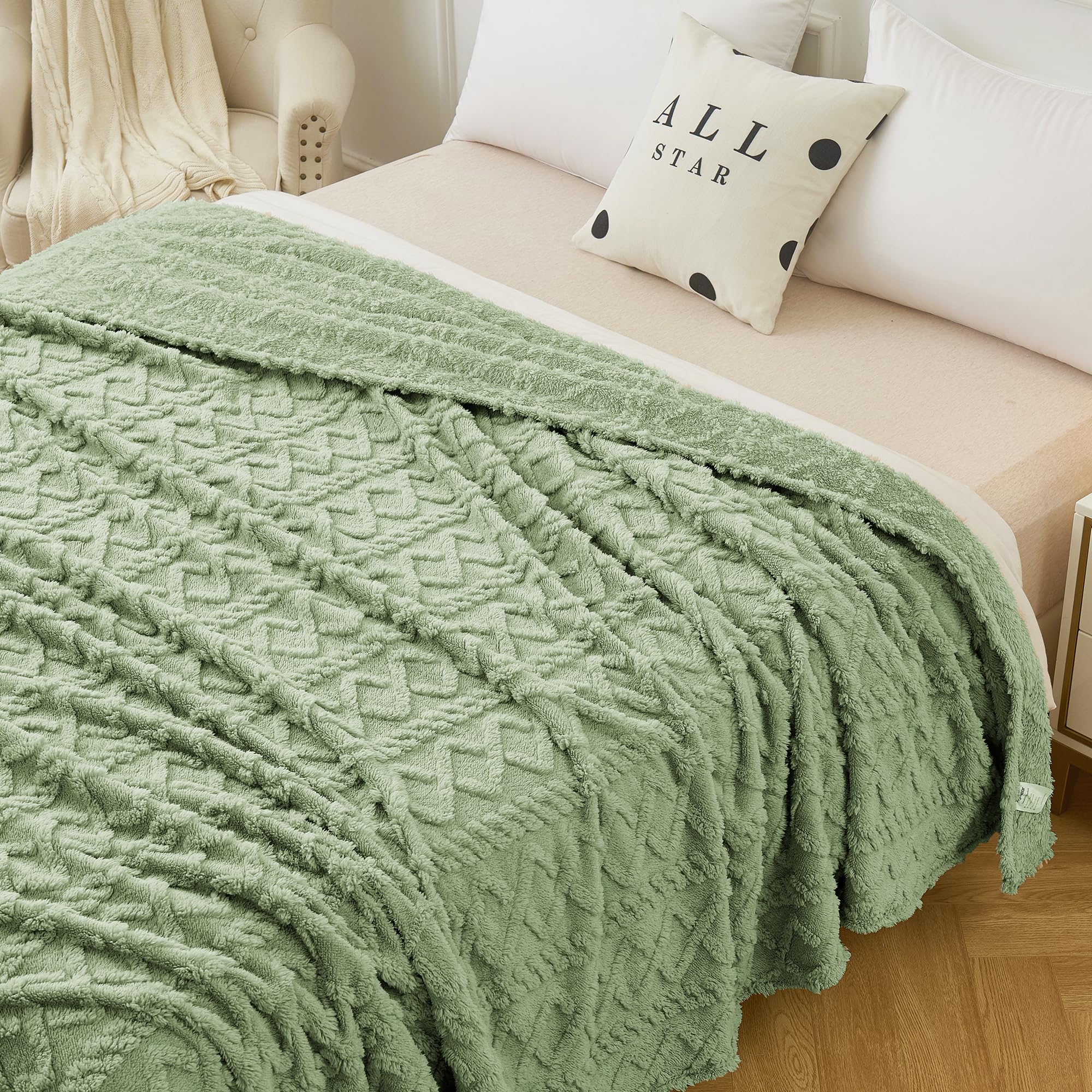 Aganear Fleece Throw Blanket - Cozy Soft Lightweight Fuzzy Throw Blanket For Women Portable Throw Blankets For Couch, Warm Prese