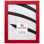 Craig Frames Confetti, Modern Red Picture Frame, 20 x 27 Inch