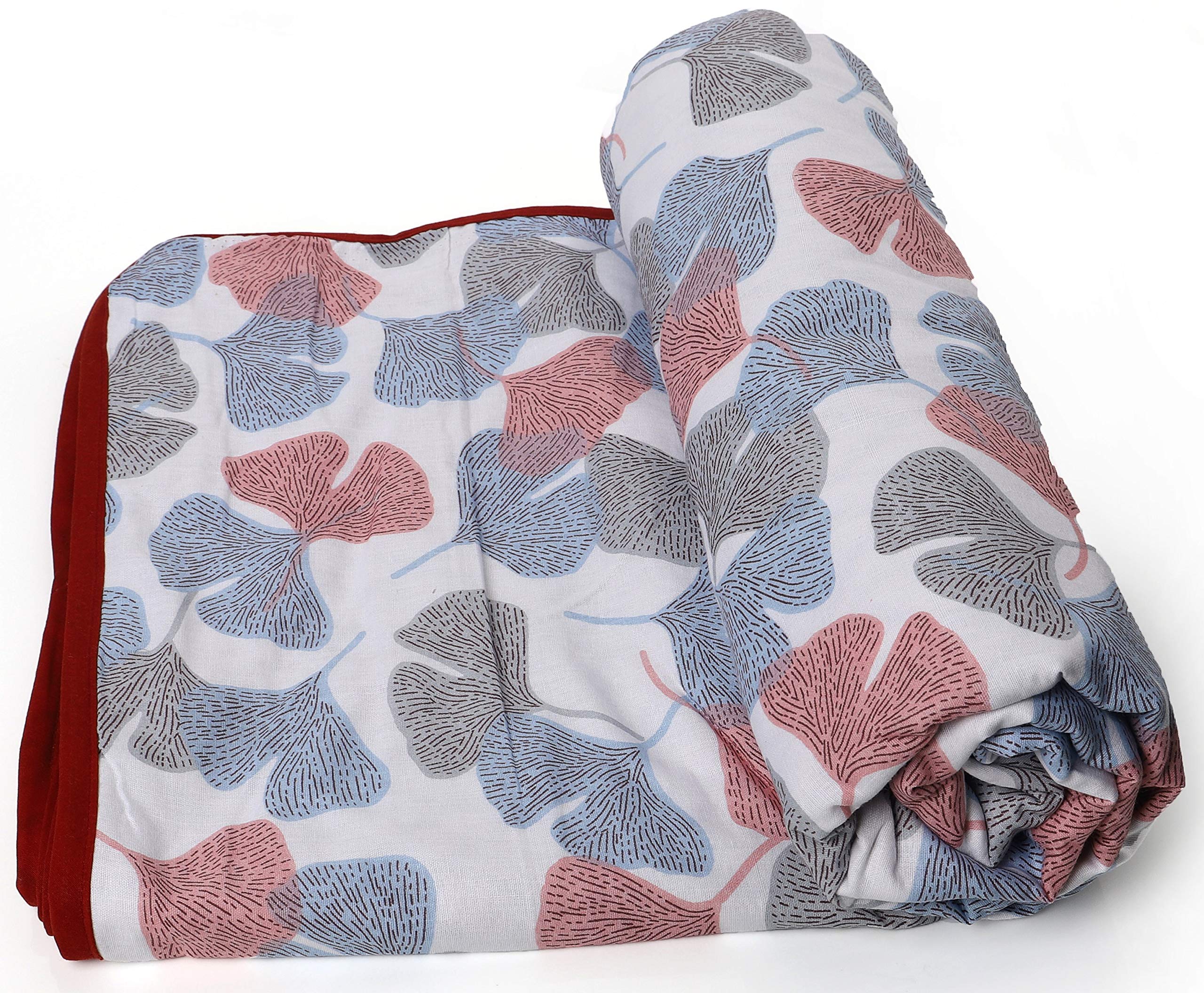 Jagmagahat Br Clothing Lightweight, AllWeather, Reversible Cotton Single Bed Comforter/Blanket (60 X 90, Multicolour)