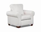 American Furniture Classics Pembroke Upholstered Chair, Soft Washed Cream Tweed