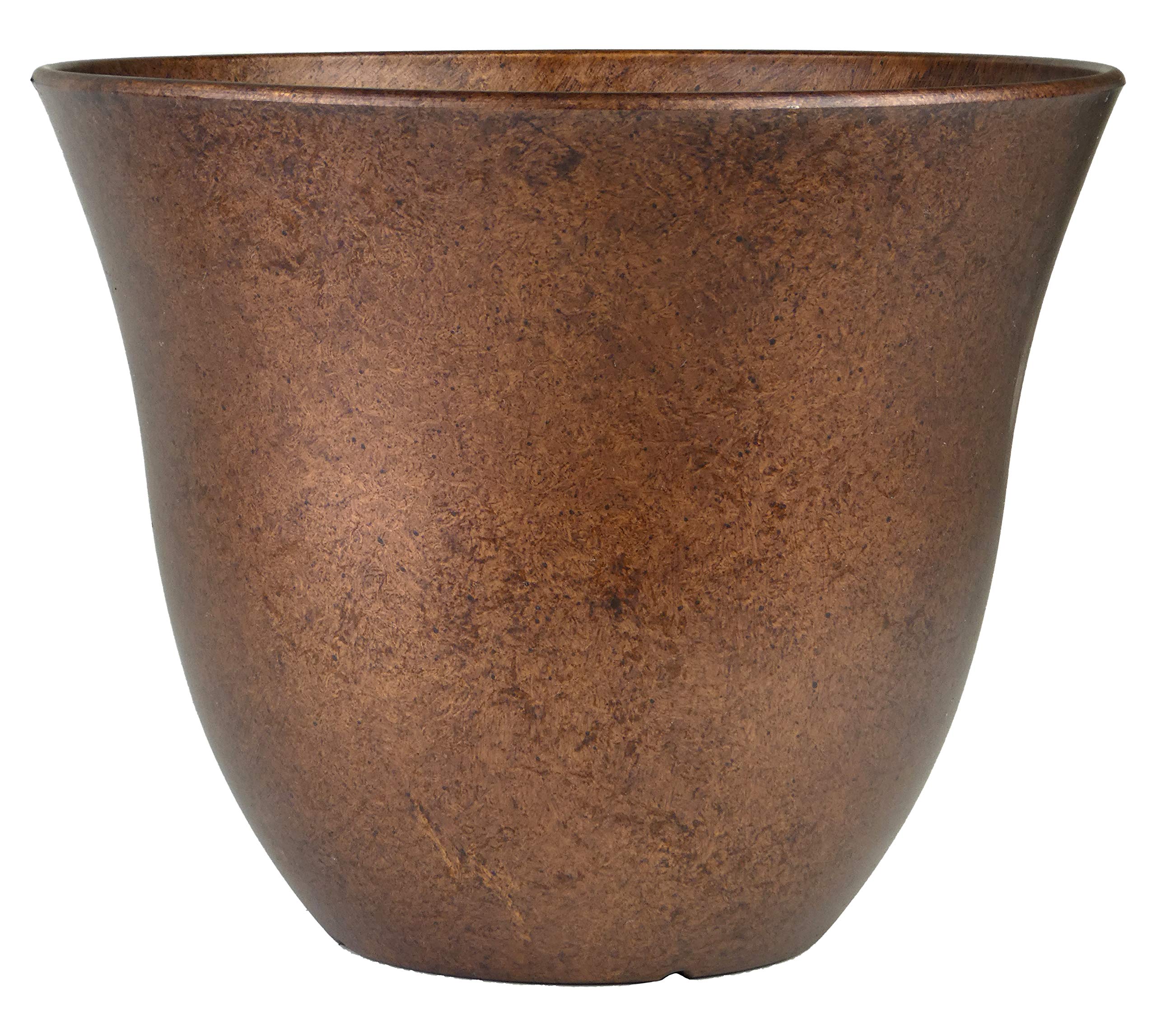 Classic Home And Garden Honeysuckle Resin Flower Pot Planter, Copper, 15'
