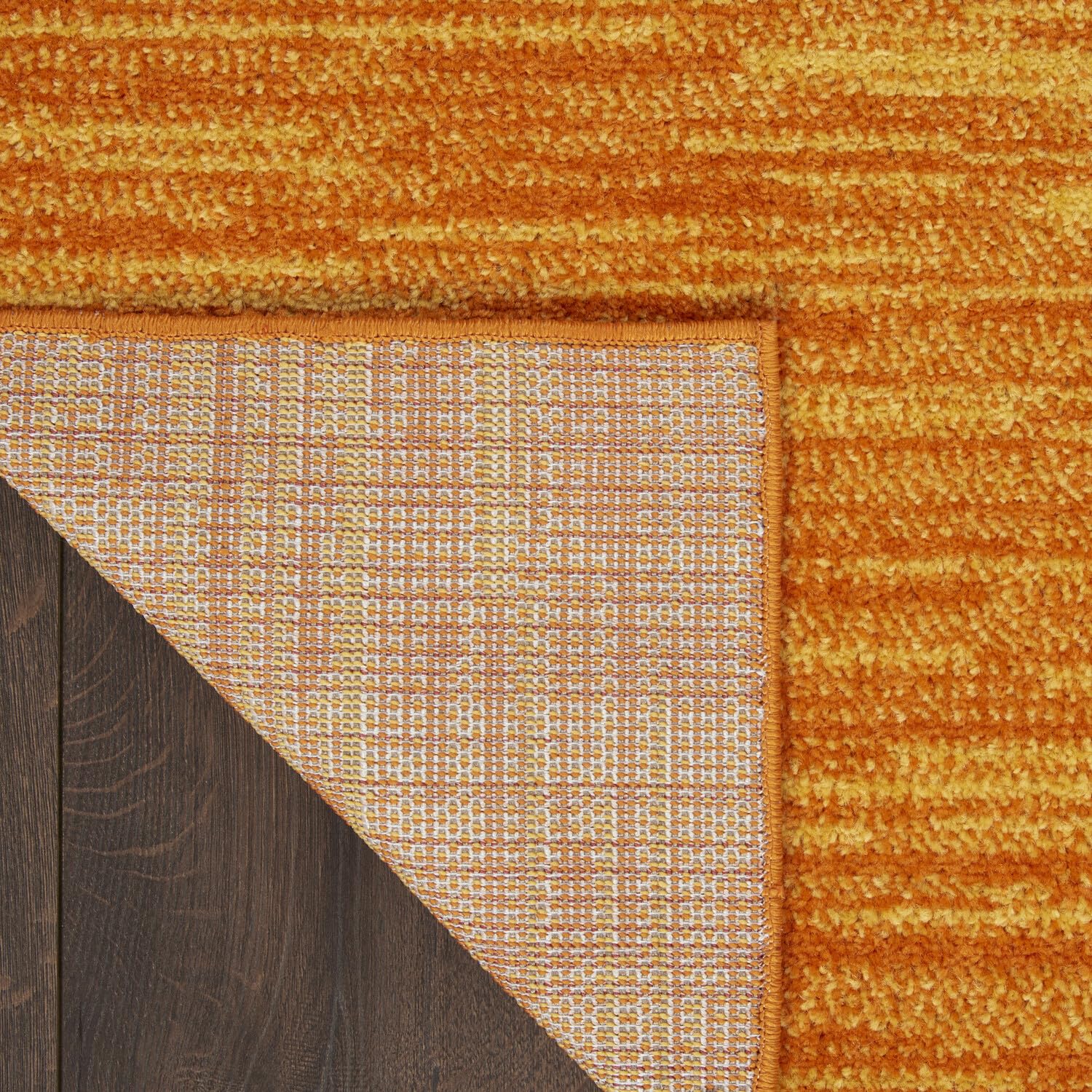 Nourison Essentials Indoor/Outdoor Sunburst 4' X 6' Area -Rug, Easy -Cleaning, Non Shedding, Bed Room, Living Room, Dining Room, Backyard, Deck, Patio (4X6)