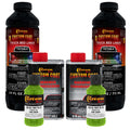 Custom Coat Lime Green 2 Quart (1/2 Gallon) Urethane Spray-On Truck Bed Liner Kit - Easy Mixing, Just Shake, Shoot - Durable Tex