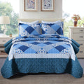 Honeilife California King Quilt 120X1203 Pcs Oversized King Bedspreads, Extra Large Quilt Sets All Season Use,Rustic Bedding Se